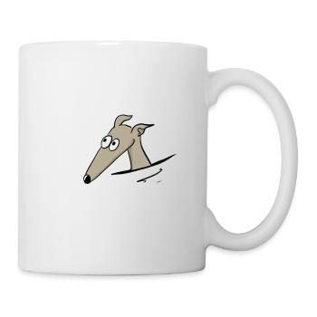 Greyhound in the bag - Mug - white - Right