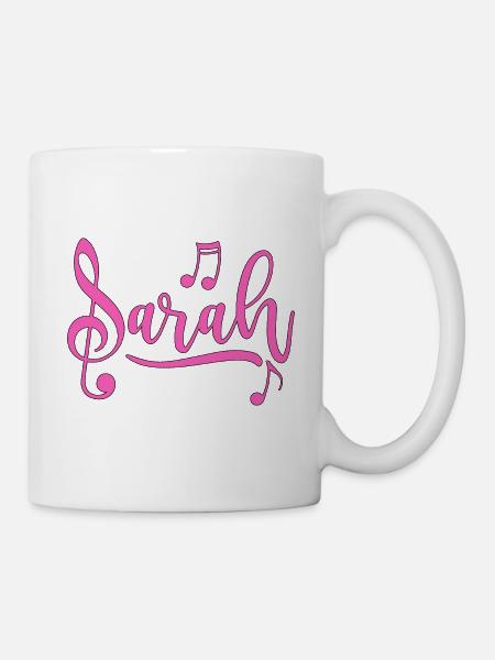 Sarah - Mug blanc - blanc