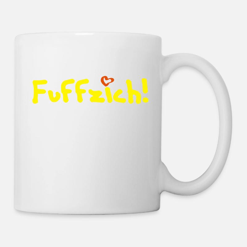 fuffzich 50 - Tasse - Weiß