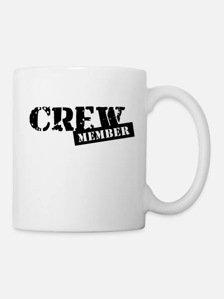 crew member - Tasse - Weiß