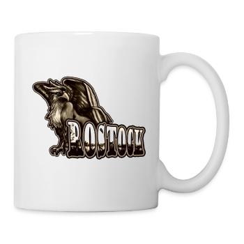 Rostock Sepia Griffin | Création Yolo - Mug blanc - blanc - Droite