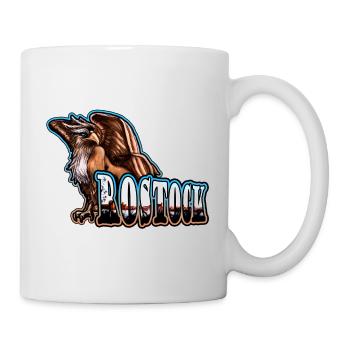 Rostock Greif Design | Yolo-Artwork - Tasse - Weiß - Rechts
