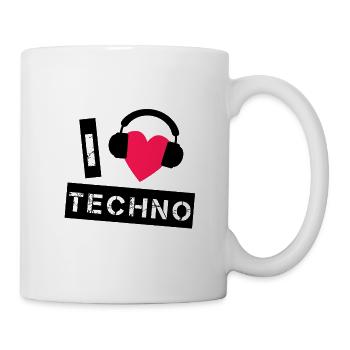 Techno - Mug - white - Right