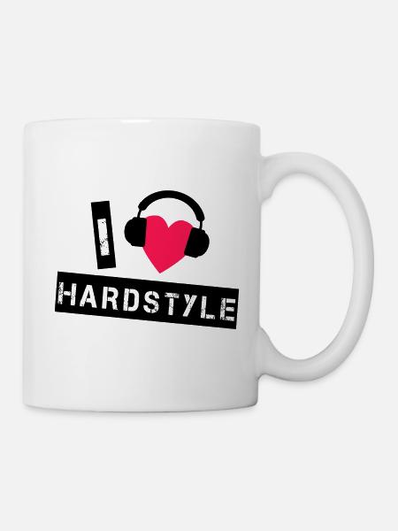 Hardstyle - Tasse - Weiß
