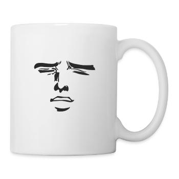 Meme aus dem Internet - Entspanntes Gesicht - Tasse - Weiß - Rechts