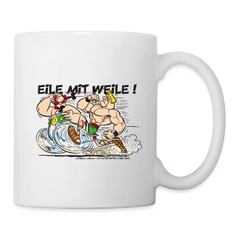 Asterix Obelix Eile mit Weile - Mug blanc - blanc - Droite