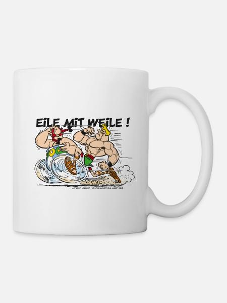 Asterix Obelix Eile mit Weile - Mug blanc - blanc