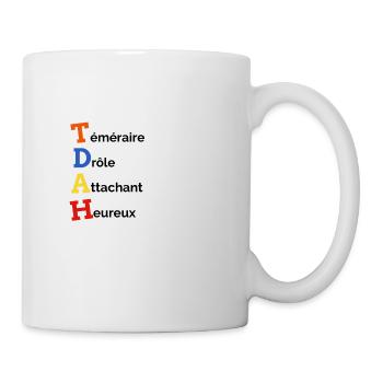 TDAH Lui - Mug blanc - blanc - Droite