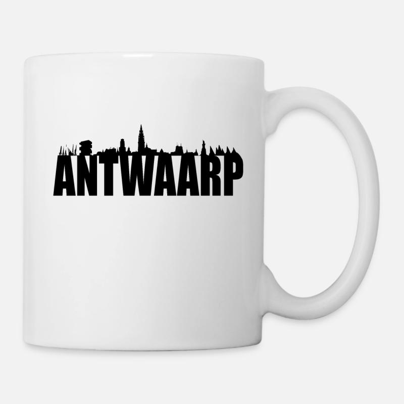 Antwaarp Black - Mug blanc - blanc