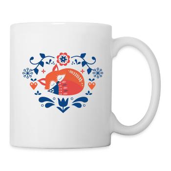 Nordic fox - Mug - white - Right