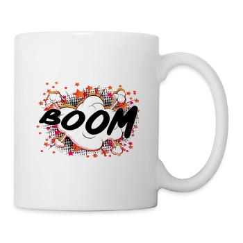 Boom 2 J - Mug blanc - blanc - Droite