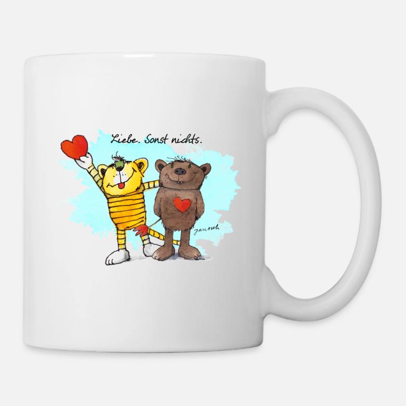 Janosch Tiger Und Bär Beste Freunde Liebe - Tasse - Weiß