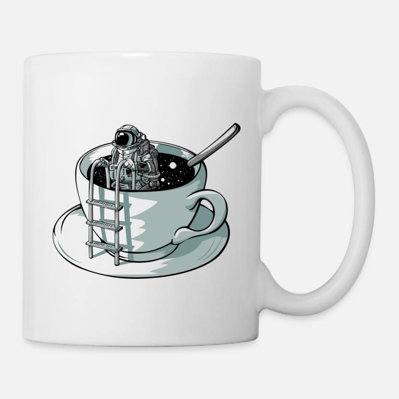 Space coffee - Mug - white