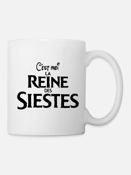 LA REINE DES SIESTES - Mug blanc - blanc