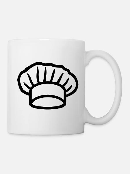 Cuisinier - Mug blanc - blanc