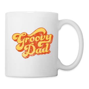 Groovy Dad - Vintage Style Design - Mug - white - Right