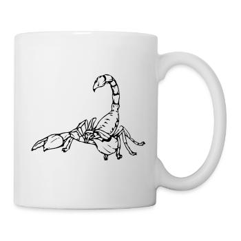 Scorpion - Tasse - Weiß - Rechts