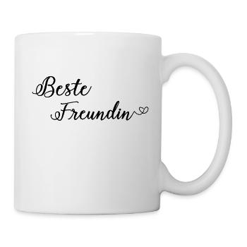 Beste Freundin - Tasse - Weiß - Rechts