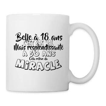 50 ans anniversaire - Mug blanc - blanc - Droite
