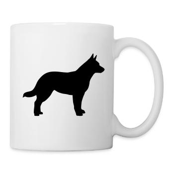 Australian cattle dog - Mug - white - Right