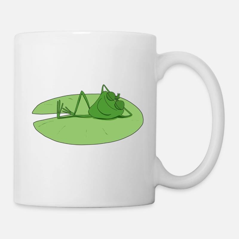 Frosch - Tasse - Weiß