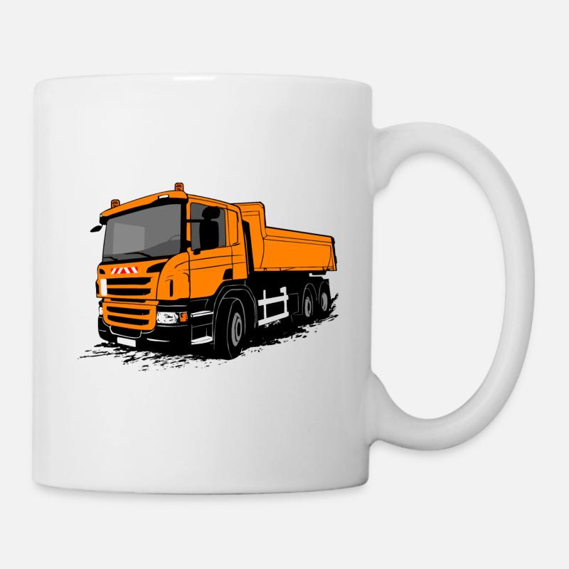 Camion benne - camion - camion - camion - Mug blanc - blanc