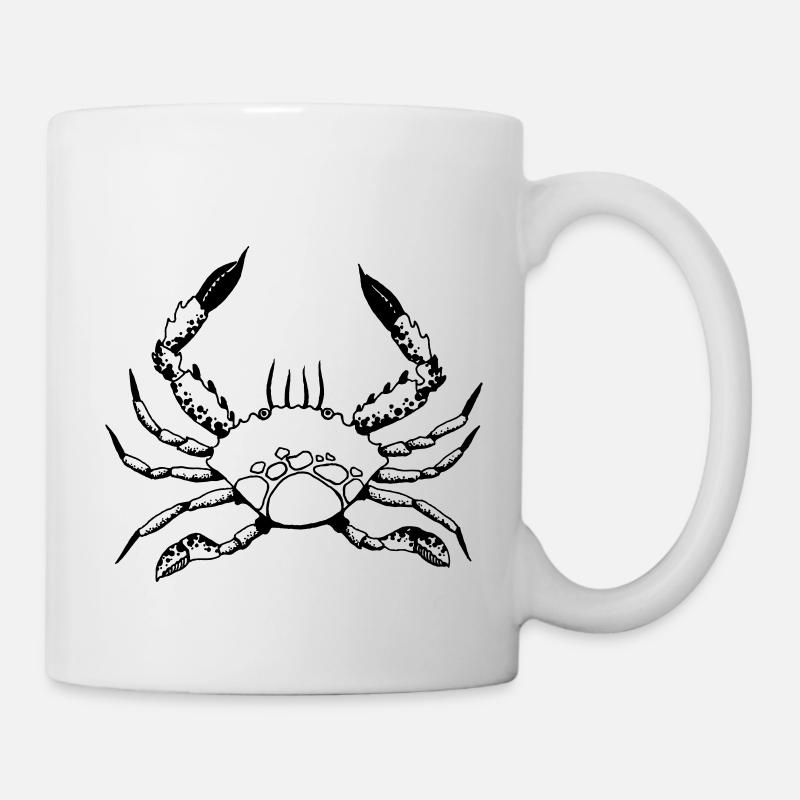 Krabbe - Tasse - Weiß
