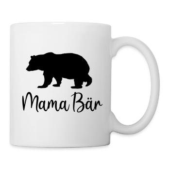 Mama Bär Beste Mutter Muttertag Geschenk Eltern - Tasse - Weiß - Rechts
