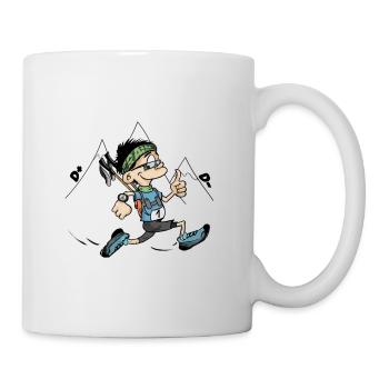 Trailrunning ist ein Super-Ultra-Trailrunner - Tasse - Weiß - Rechts