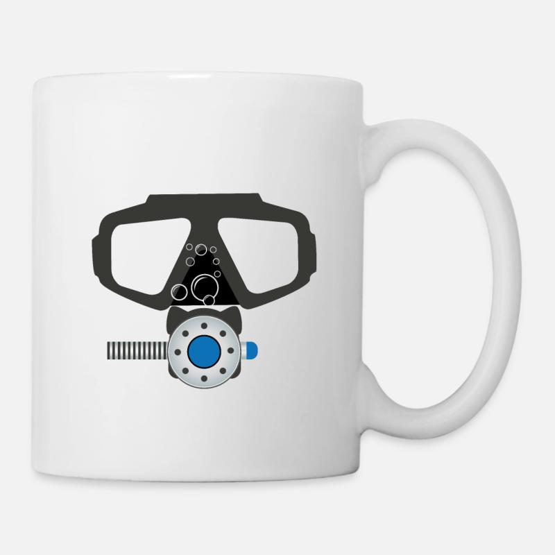 Plongée - Mug blanc - blanc