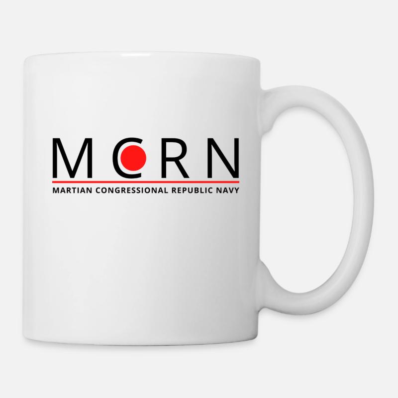 MCRN - Mug blanc - blanc