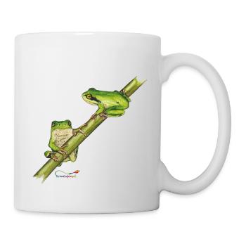 Laubfrosch - Tasse - Weiß - Rechts