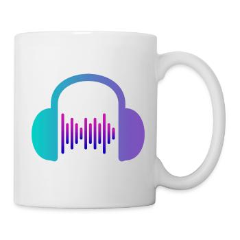 Music Vibes Musik Party - Tasse - Weiß - Rechts
