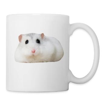 Hamster peint épique - Mug blanc - blanc - Droite