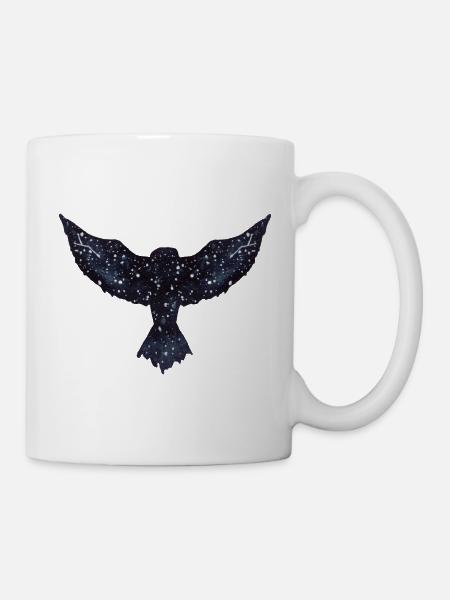 Galaxy Star Owl - Mug - white