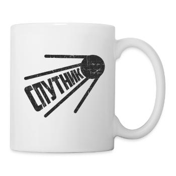 Sputnik Russian Satellite Russia saying Soviet - Mug - white - Right