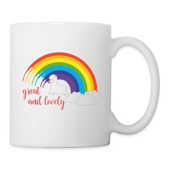 Great and lovely - Mug blanc - blanc - Droite