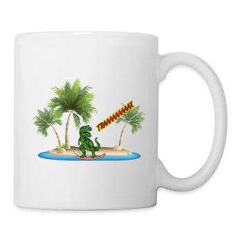 Islands Tropical TRAAAAAAAX - Tasse - Weiß - Rechts