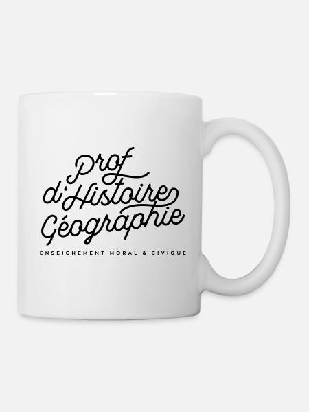 Professeur d'Histoire Géographie EMC - Mug blanc - blanc