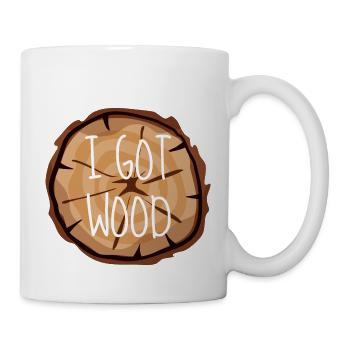 ICH HABE WOOD CLASSIC IV - Tasse - Weiß - Rechts