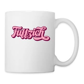 Fuffzich 50. Geburtstag Birthday Fünfzig Geschenk - Tasse - Weiß - Rechts