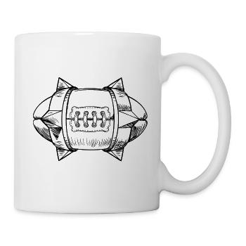 Fantasy Fußball - Tasse - Weiß - Rechts