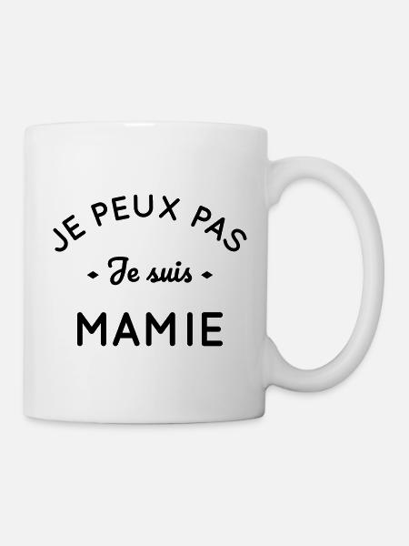 Je peux pas je suis mamie - Mug blanc - blanc