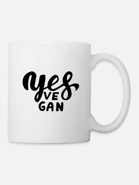 Yes vegan - Mug - white