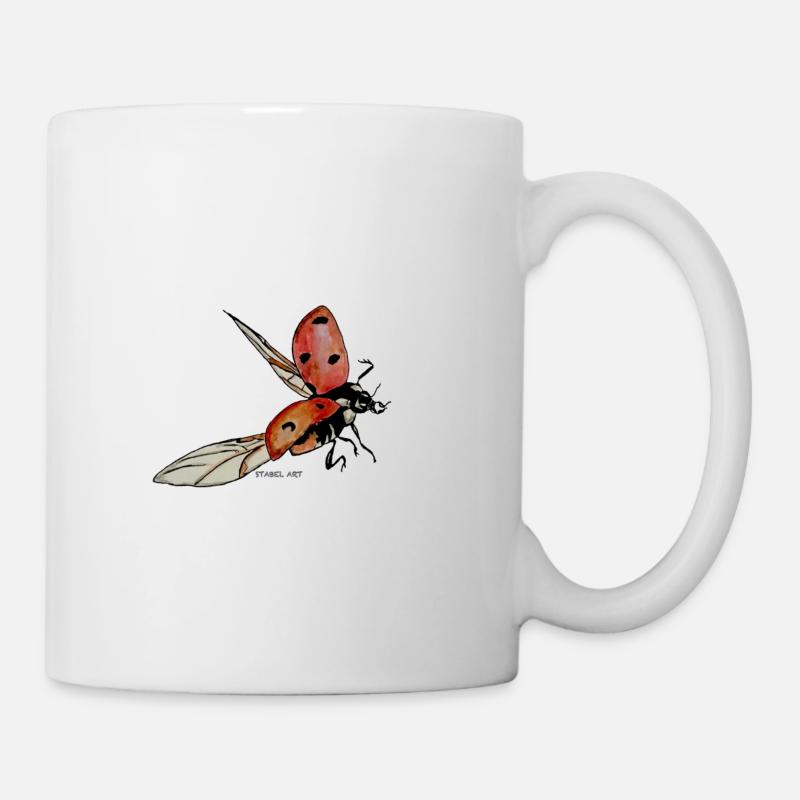Marienkäfer/ Ladybug - Tasse - Weiß