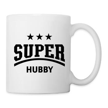 Super Hubby (Husband) - Tasse - Weiß - Rechts