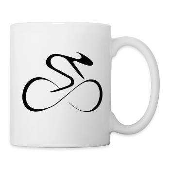 Bicycle racing bike - Mug - white - Right