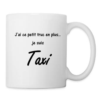 T-shirt Taxi - Mug blanc - blanc - Droite