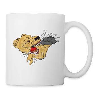 grizzly bear - Mug - white - Right