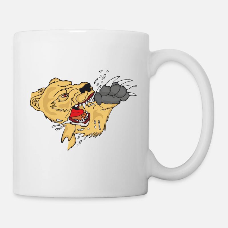 Grizzly ours - Mug blanc - blanc